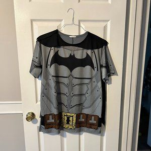 Men's Large Batman shirt costume for Halloween